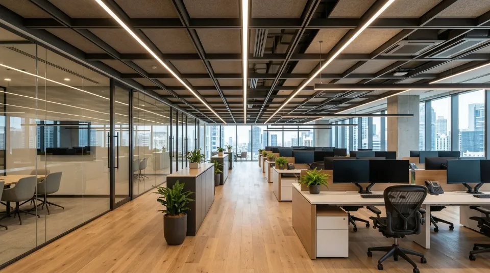 Eclairage-LED-de-bureaux